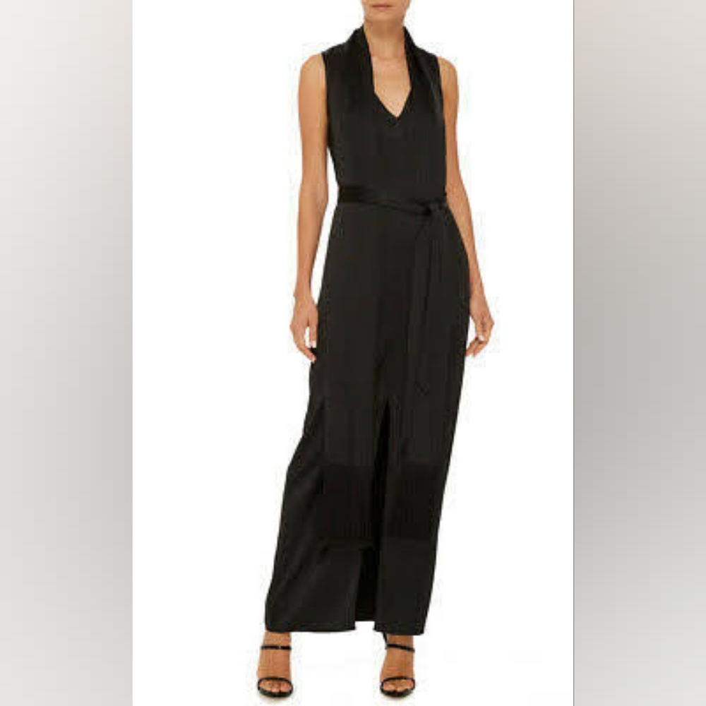 New unworn Beau Souci deep plunge dress